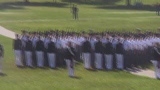 Virginia Tech Corp of Cadets March On September 11, 2021