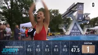 Miriam Hamberg wins Norway's 2019 Death Diving Championship, a breakdown