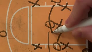 Brick Wall Baseline in bounds play vs 2-3 Zone