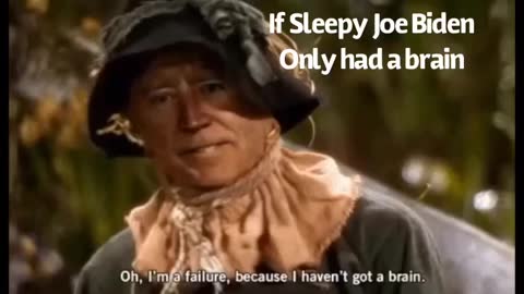 If only Sleepy Joe Biden has a brain