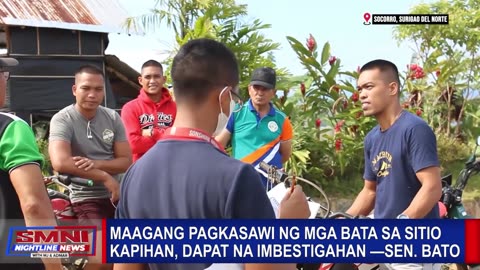 Maagang pagkasawi ng mga bata sa Sitio Kapihan, dapat na imbestigahan —Sen. Bato