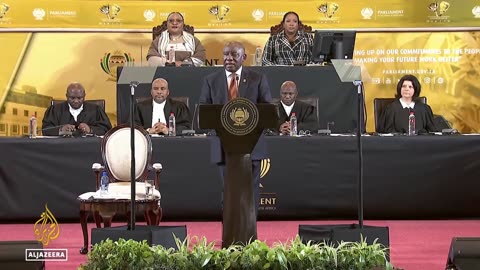 South Africa's parliament opens: President outlines goals of new coalition govt