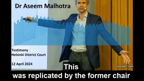 Dr. Aseem Malhotra's testimony was delivered in the Helsinski District Court on April 12, 2024