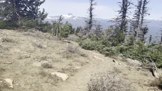 Arriving at the Black Butte Trail Summit Zone – Deschutes National Forest – Central Oregon – 4K