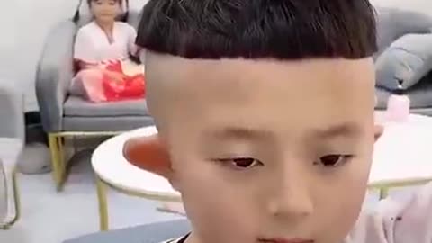 Boy haircut stylish kids video