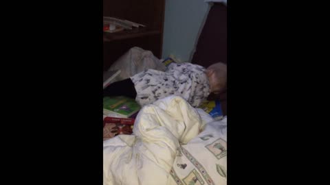 Busted Baby Pretends She Was Asleep The Whole Time