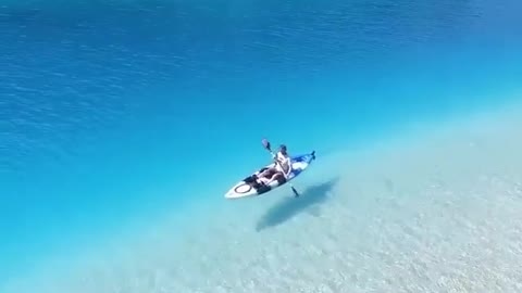 Kano In Crystal Clear Water