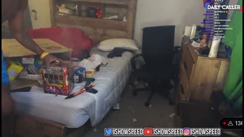 Twitch Streamer Almost Burns Down His House Lighting Fireworks Inside