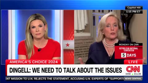 Deborah Dingell on TV: Questions about Biden's decline are like "Do you beat your wife?" 😱📺