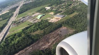 American Airlines 737-800 Takeoff Houston George Bush Airport