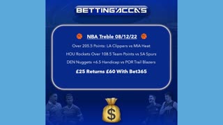 NBA Treble 08/12/22