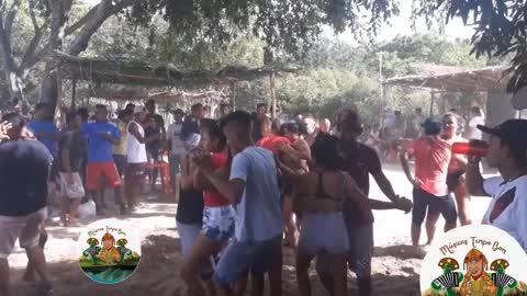 Brazilian women dancing northeastern culture