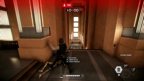 SWBF2: Arcade Onslaught Han Solo Palace Hanger Gameplay