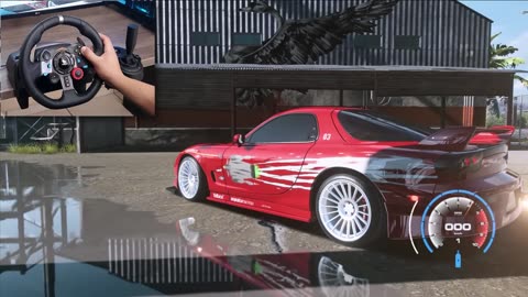 Rebuilding Mazda Rx-7 Spirit (Dominic Toretto - Fast & Furious) - LOGITECH G29 Gameplay