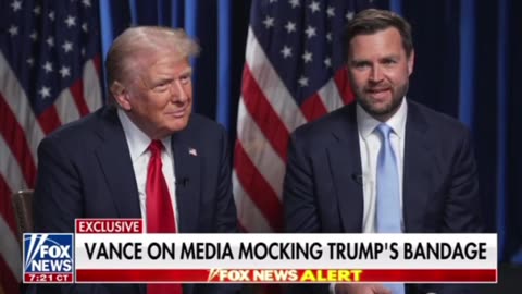 JD Vance on Media mocking Trump's bandage