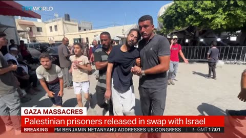 Released Palestinian detainees arrive back in Gaza from Israel|News Empire ✅
