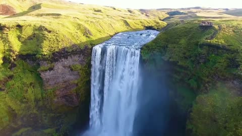 Waterfall sounds HD video | Nature valley status video