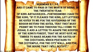 Daniel 9:25 "The Key to Bible Prophecy Part 3"