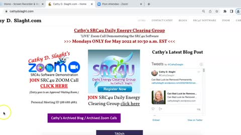 SRC4U Software Zoom Call 6 2 2022 by Cathy D. Slaght