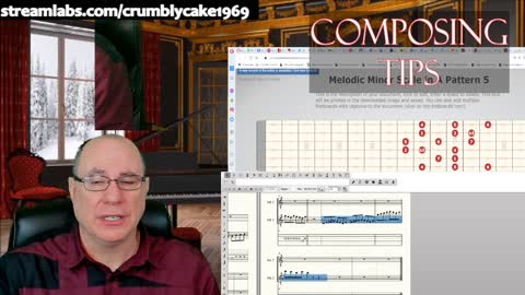 Composing for Classical Guitar Daily Tips: Melodic Minor Scale in A Pattern 5