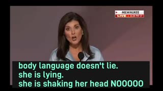 Nikki Haley body language