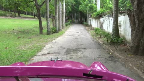 Classic car trip to Hemingway House, Havana, Cuba 2015