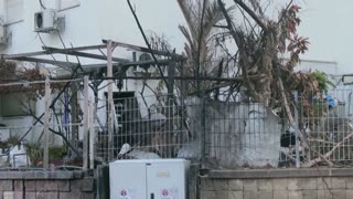Israel buildings damaged after Gaza rockets hit