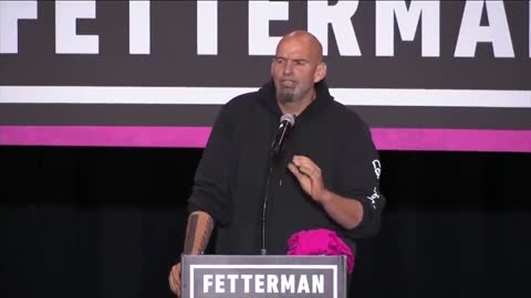 John Fetterman Misses and Slurs Words During the Campaign Event in Montgomery County