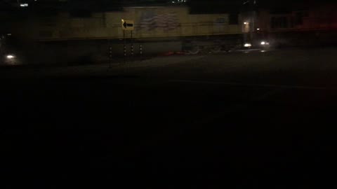 Truck on Train Tracks Struck by Train