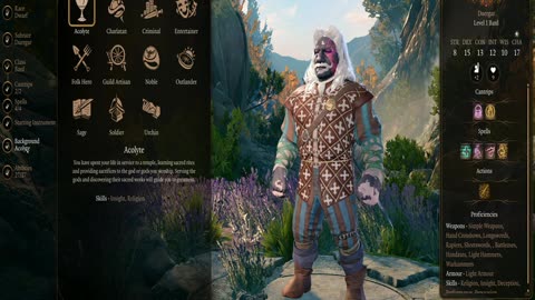 Baldur's Gate 3-Character Creation