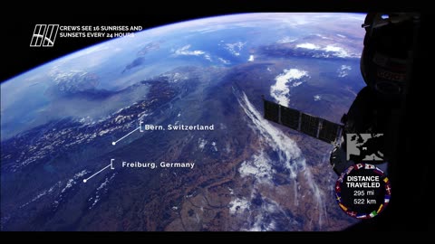 Europe from International Space Station.