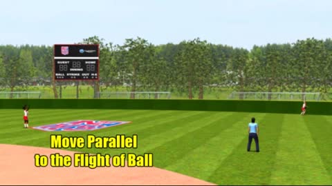 2 Umpire - Runner on 1B - Fly Ball To Outfield