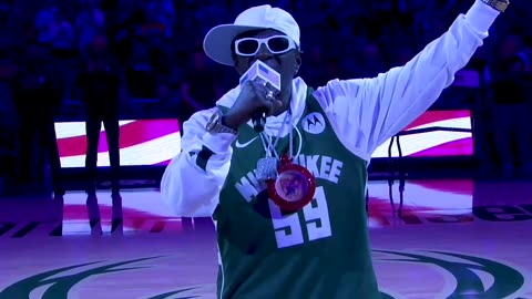 The Bucks Let Flavor Flav Sing the Star Spangled Banner