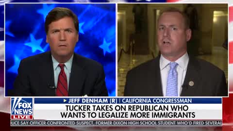 Tucker Grills GOP Congressman: ‘Why Would You Give a Path to Citizenship’ for Illegals?