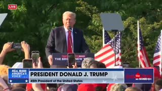 Trump pledges to rebuild the economy ‘the minute Crooked Joe Biden shuffles out the door’