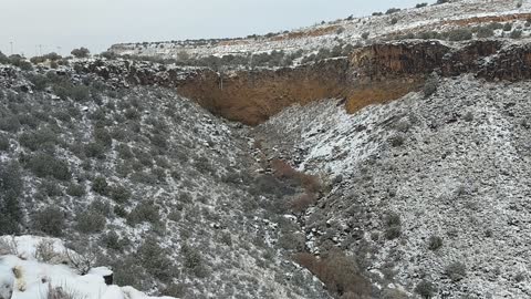 Snow on the Mesa in New Mexico