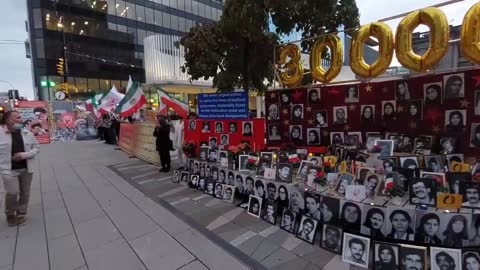 Iranians in Vancouver protesting regime president's speech at UNGA