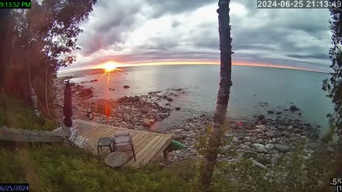 lake huron sunset 2024 06 25