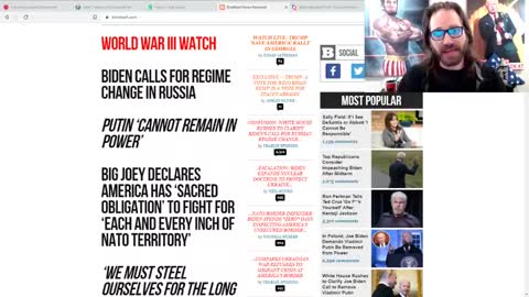 DEMENTIA JOE RISKS WW3 AS HE CALLS FOR REGIME CHANGE IN RUSSIA