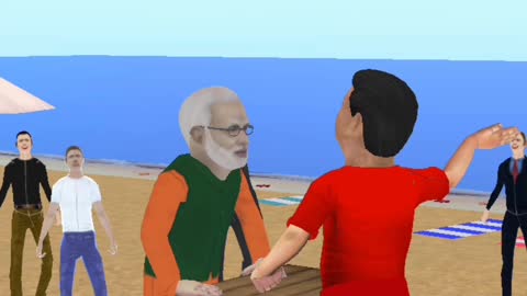 Modi 🇮🇳 Vs 🇨🇳 Xi Zinping Slap Game president