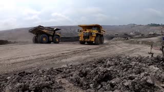 Coal Mining Work Activities This is the activity of the Giant Mining Truck
