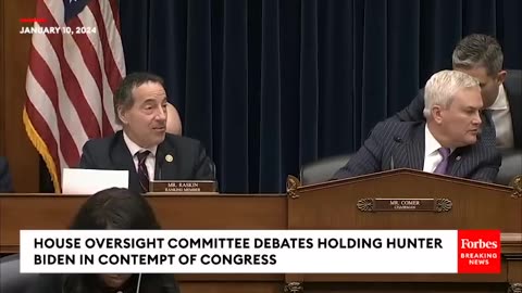 James Comer And Jamie Raskin Battle Over Hunter Biden During Contempt Of Congress Oversight Hearing