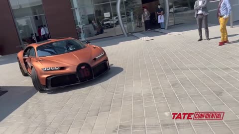 Andrew Tate Taking Delivery Of His $5M Bugatti Chiron | Tate Confidential