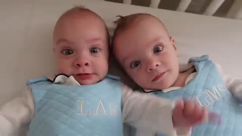 ADORABLE BABIES PLAYING TOGETHER