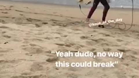 Yeah dude no way this could break surf cord