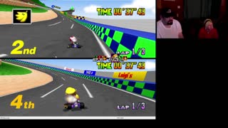 Mario Kart 64 ( With Sara from MeetMe ) Fun Retro Gaming p2