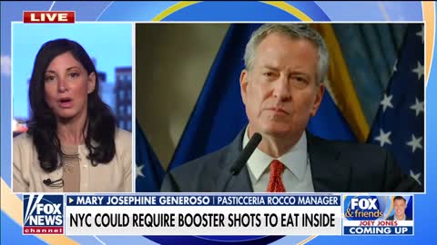 NYC's Bill de Blasio mulls COVID-19 booster shot mandate