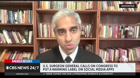 Surgeon General Vivek Murthy on latest warning about social media CBS News