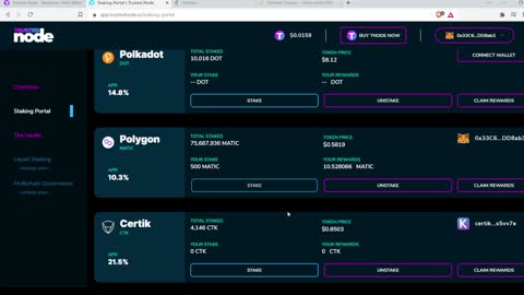 Staking Sifchain With Trusted Node