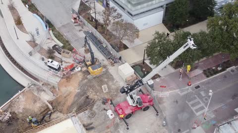 Construction going on in San Antonio, TX
